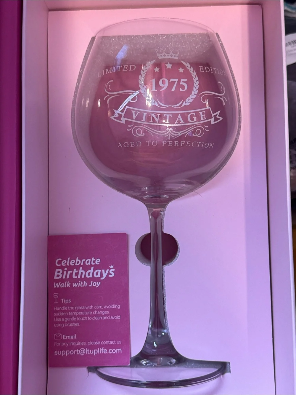 50th birthday gifts. Limited edition 1975 vintage age to perfection.